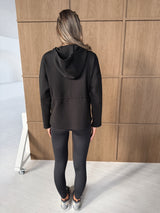 COMMENCE HOOD SWEATSHIRT - BLACK