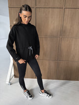 COMMENCE HOOD SWEATSHIRT - BLACK