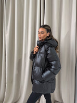 DISCOVERY 2 IN 1 DOWN FEATHER COAT / GILET - BLACK