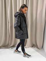 DISCOVERY 2 IN 1 DOWN FEATHER COAT / GILET - BLACK