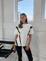ACCELERATE OVERSIZED TEE - WHITE