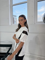 ACCELERATE OVERSIZED TEE - WHITE