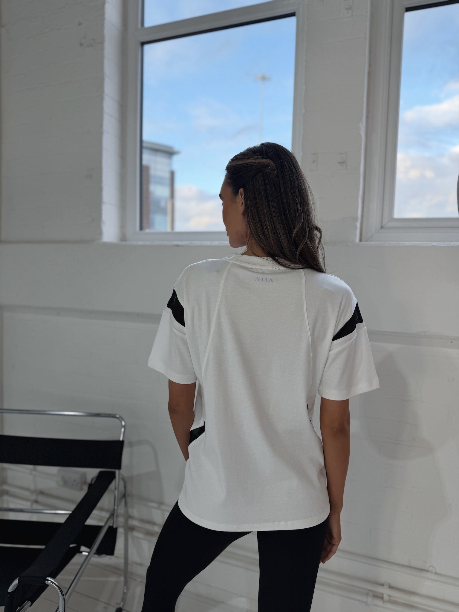 ACCELERATE OVERSIZED TEE - WHITE