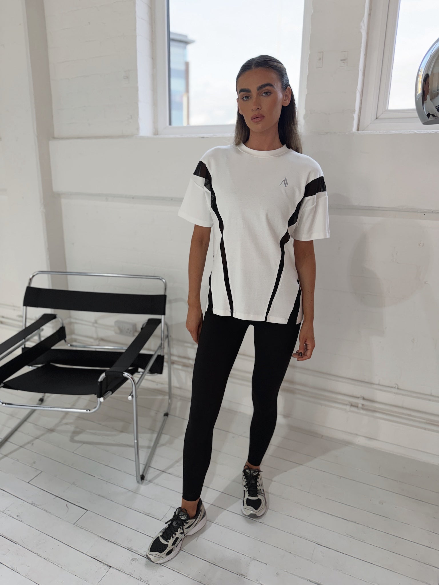 ACCELERATE OVERSIZED TEE - WHITE