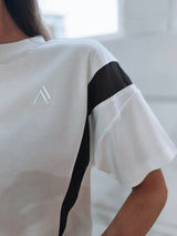 ACCELERATE OVERSIZED TEE - WHITE