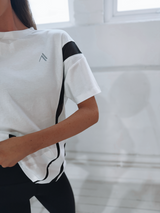 ACCELERATE OVERSIZED TEE - WHITE