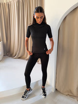 ACHIEVER SLIM FIT TOP - BLACK