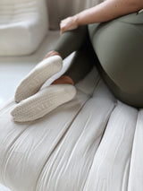 POINTE BALLERINA GRIP SOCKS - BISQUE