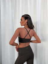 BALANCE SPORTS BRA - TURKISH COFFEE
