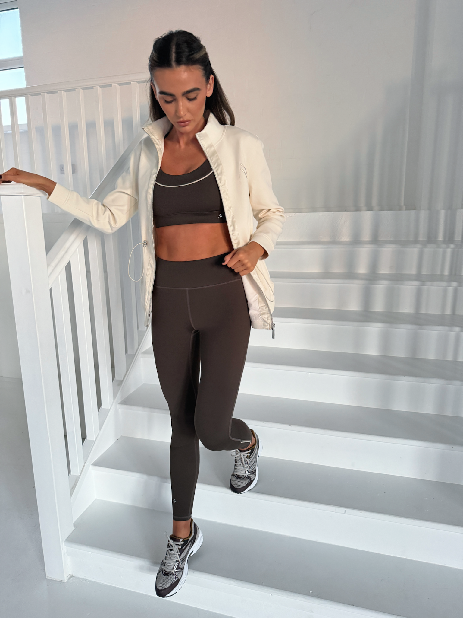 PREVAIL ZIP THROUGH JACKET - CREAM