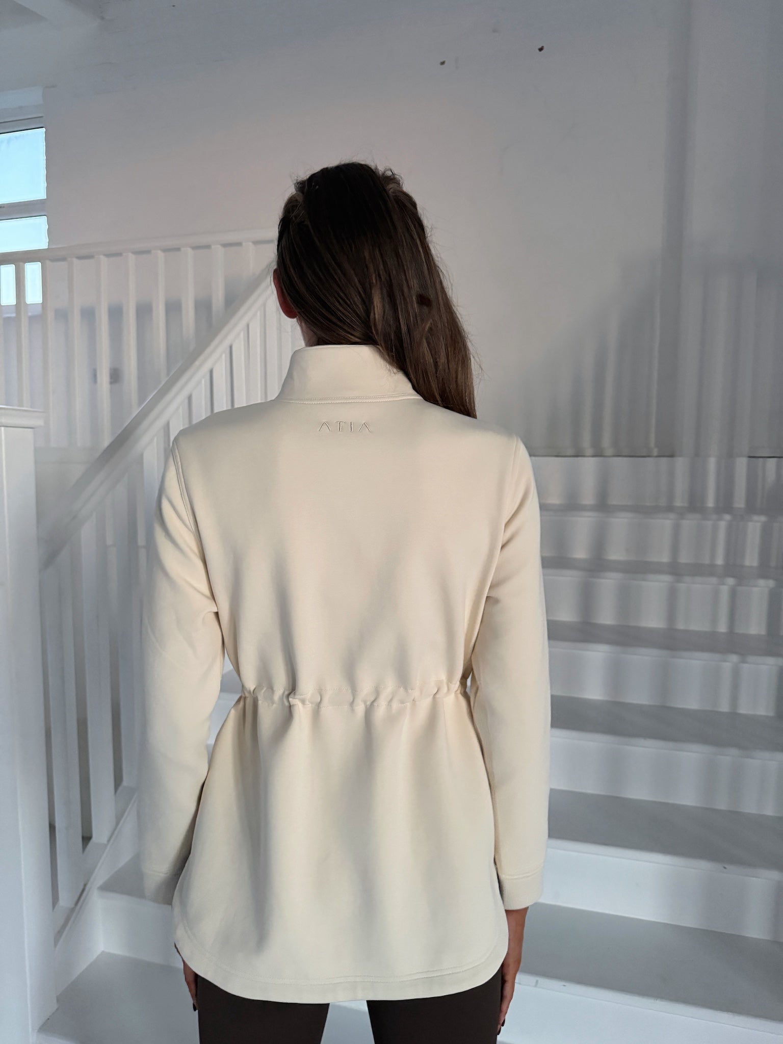 PREVAIL ZIP THROUGH JACKET - CREAM