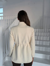 PREVAIL ZIP THROUGH JACKET - CREAM