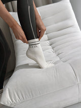 RAISE RIB CREW SOCKS - BISQUE