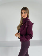 EMPOWER HOOD JACKET - PLUM PURPLE