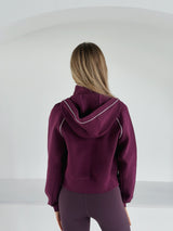 EMPOWER HOOD JACKET - PLUM PURPLE