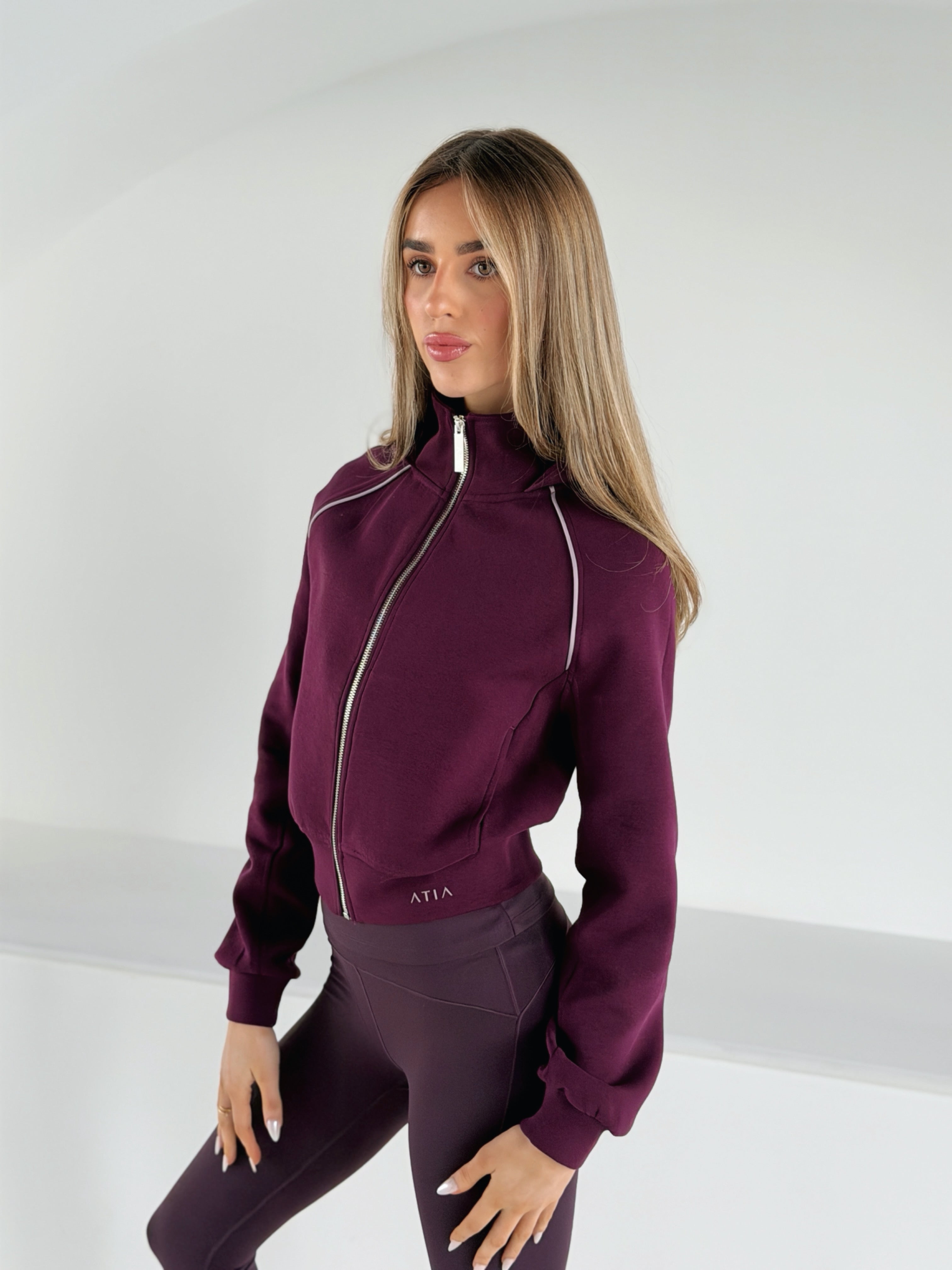 EMPOWER HOOD JACKET - PLUM PURPLE