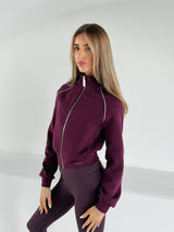 EMPOWER HOOD JACKET - PLUM PURPLE