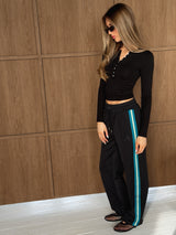 MOMENTUM TRACK PANTS - BLACK