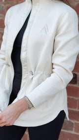 PREVAIL ZIP THROUGH JACKET - CREAM